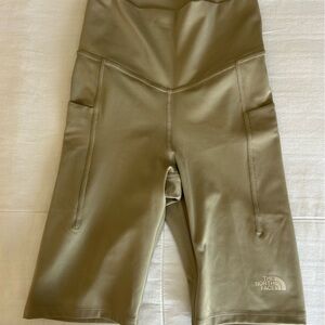 The North Face Tan Biker Shorts Size S 10in seem